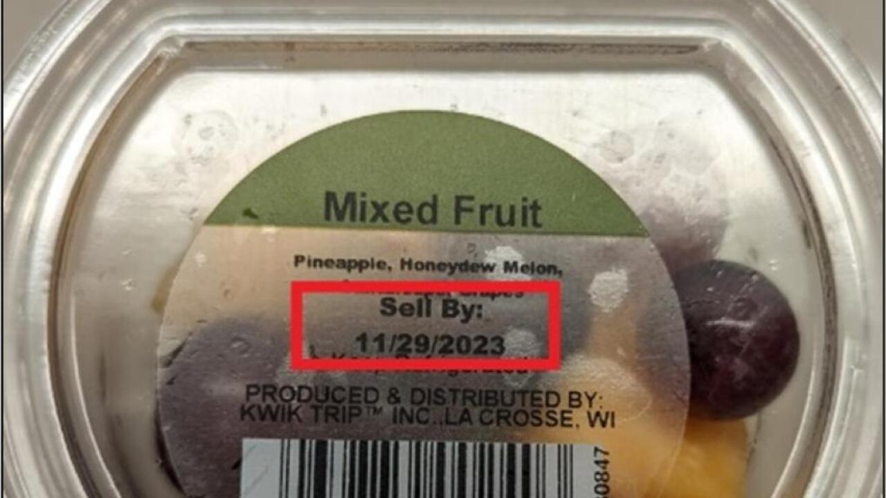 Kwik Trip recalls fruit cups and trays for potential Salmonella in